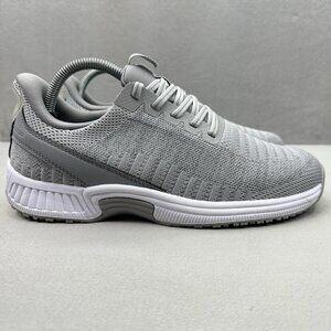 OrthoFeet 80013 Kita Womens Size 9 (B) Shoes Gray Knit Orthopedic Hands Free